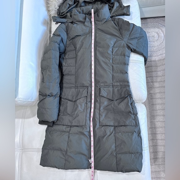 PAJAR Canada Womens Khaki Mid Length Coat With Real Fur In XS - Picture 13 of 17